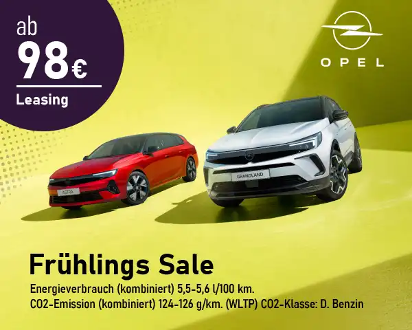 Opel Frühlingssale – Jetzt durchstarten!